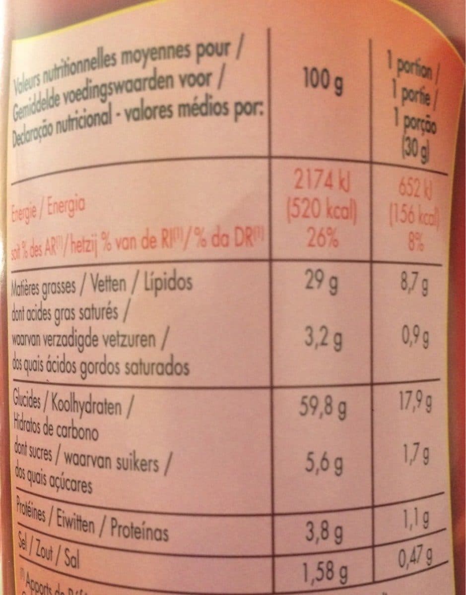 Bouton d'or Tuiles salées - 170g packshot