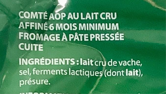 Pâturages Comte 6 mois aop lc 350g packshot