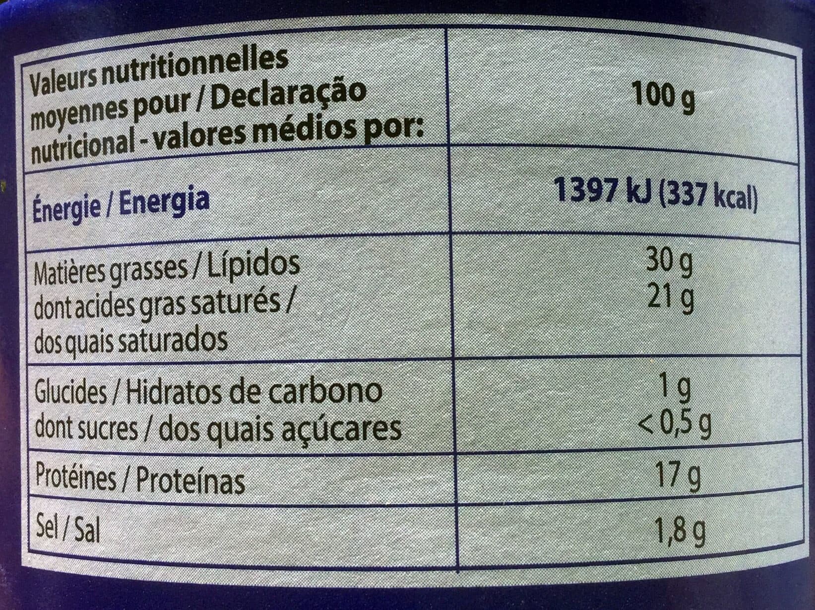 Páturages le Bleu packshot