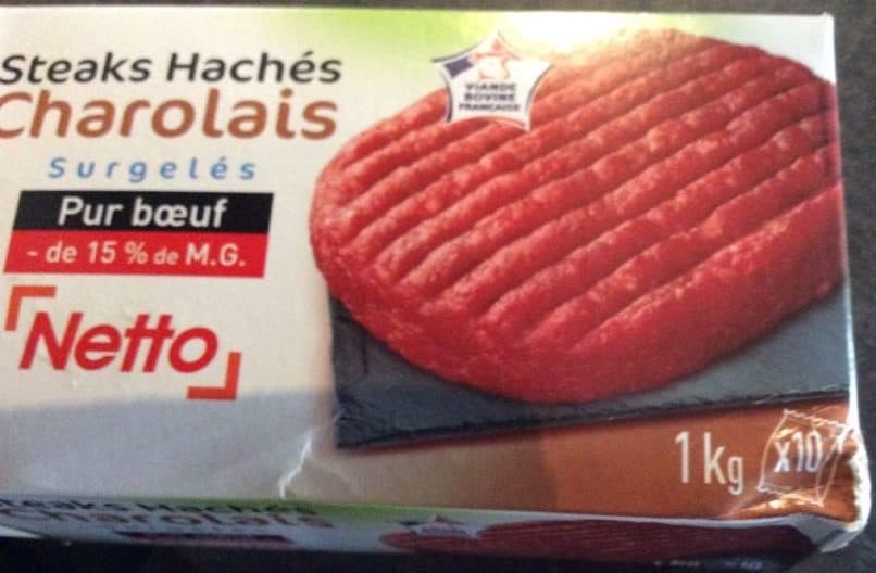Netto Steacks Hachés Charolais packshot