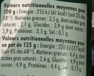 Intermarché Bifidus nature 4x125g packshot