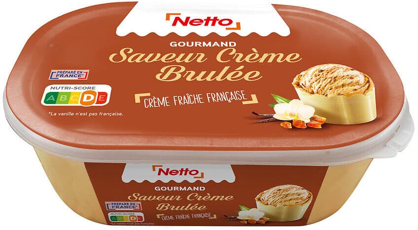 Netto Bac crème brûlée (G) - 900mL packshot