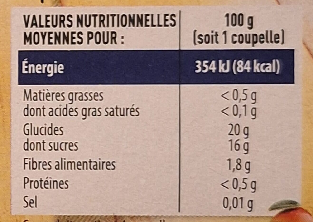 Paquito COUPELLES Spécialité de fruits Pommes mangues passion - 4 x 100 g packshot