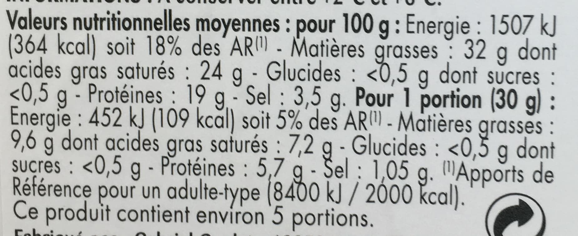 Pâturages Roquefort au lait cru de Brebis (+15% gratuits) packshot