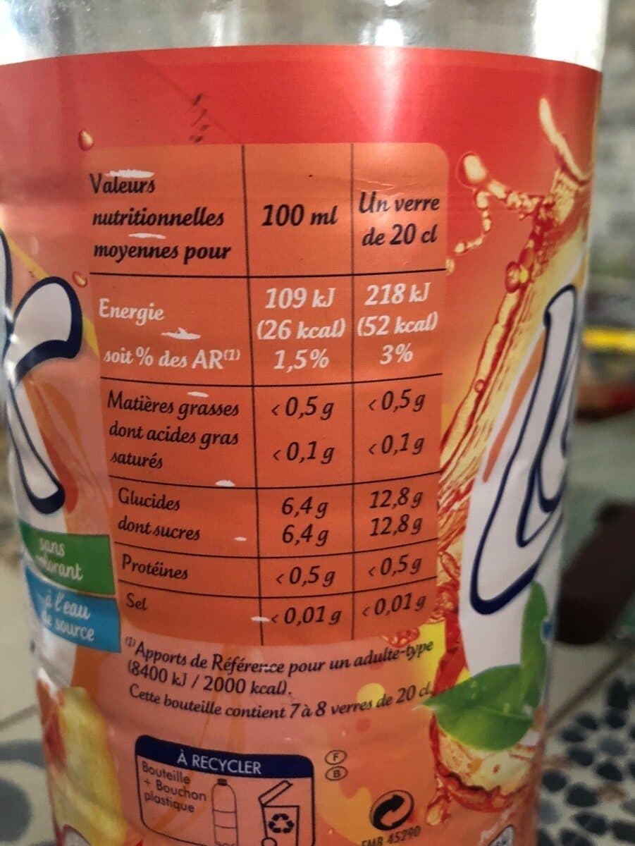 Look Look Thé Pêche PET 1,5L packshot