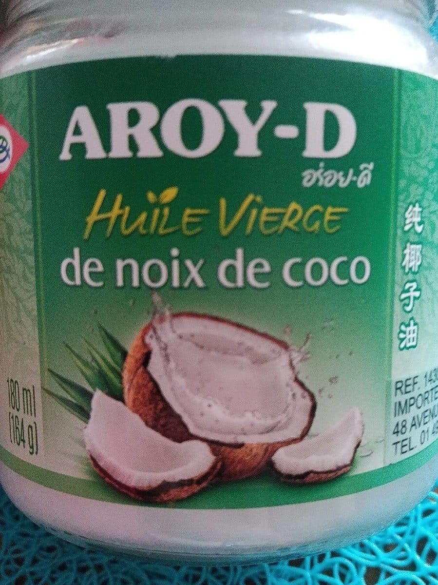 Open Food Facts huile vierge de noix de coco packshot
