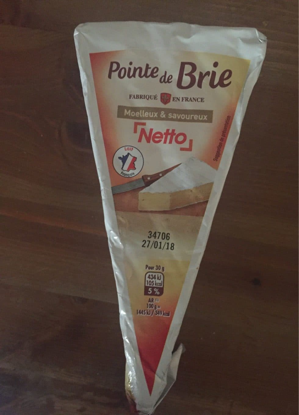 Netto Pointe de brie lp 200g packshot