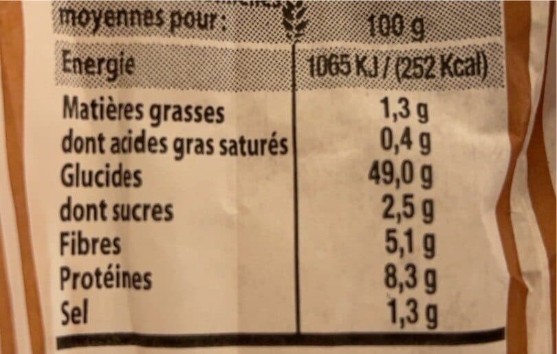 Open Food Facts Pain spécial seigle packshot