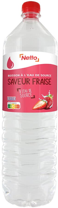 Netto Eau aromatisee fraise 1,5l packshot