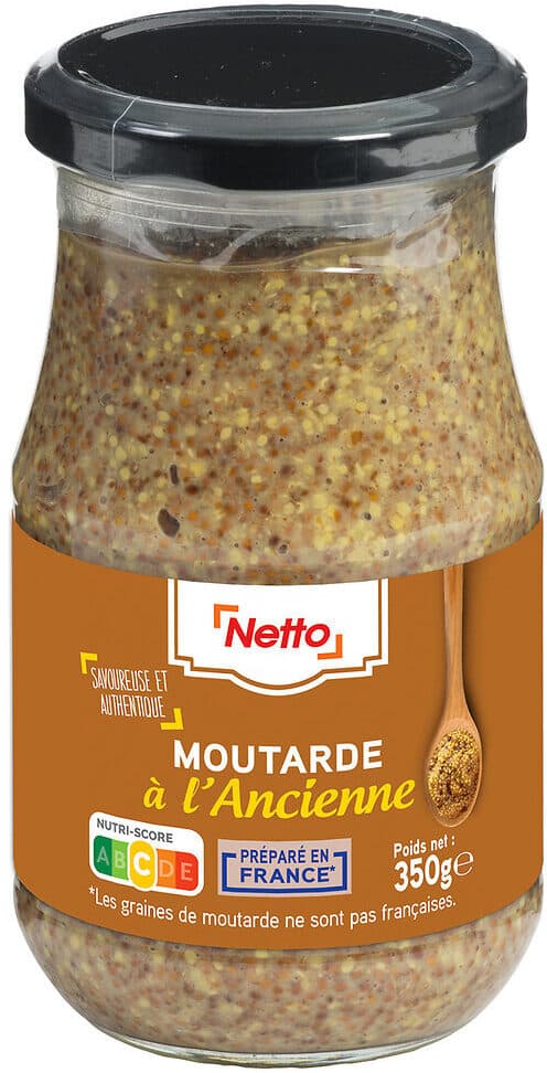 Netto Moutarde à l' ancienne 350 gr packshot