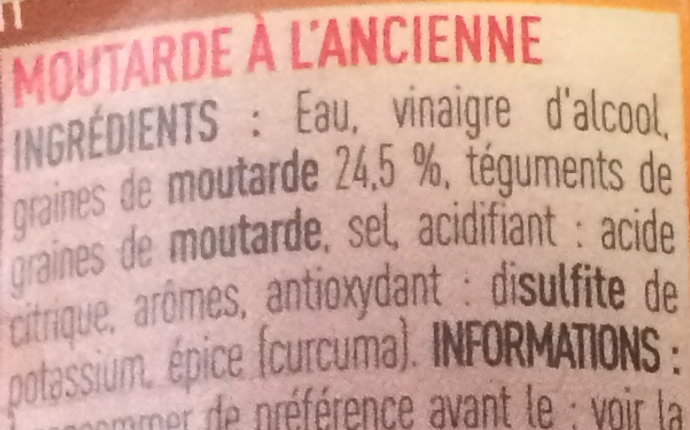 Netto Moutarde à l' ancienne 350 gr packshot