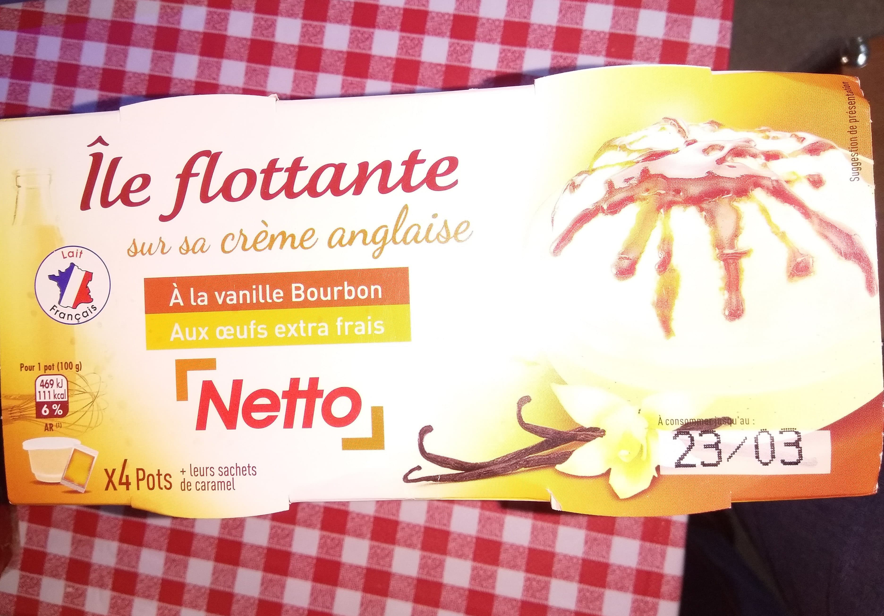 Netto Iles flottantes 4x100g packshot