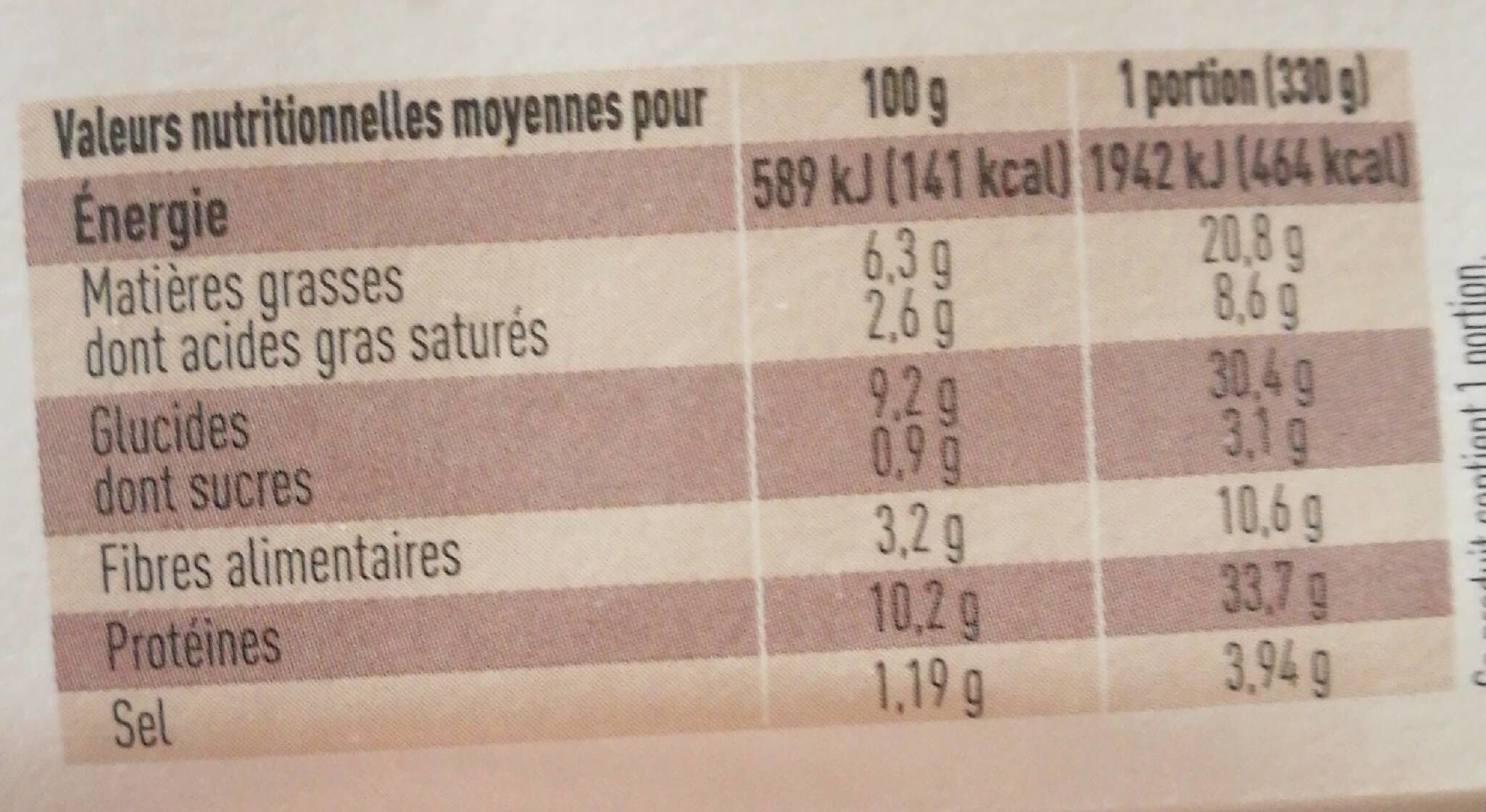 Intermarché PETIT SALE AUX LENTILLES 330g packshot