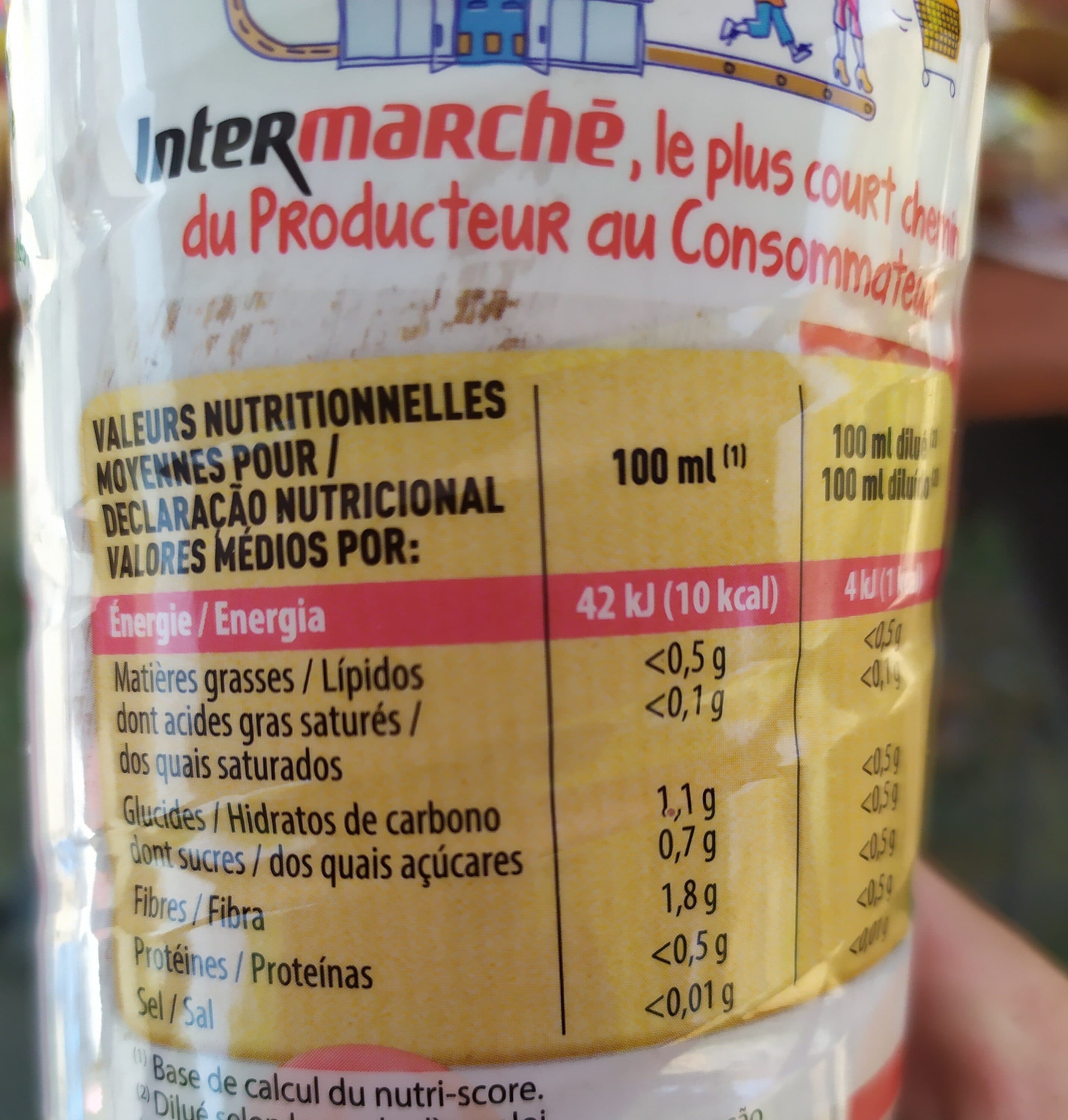 Paquito Boisson à diluer saveur grenadine zéro sucres packshot