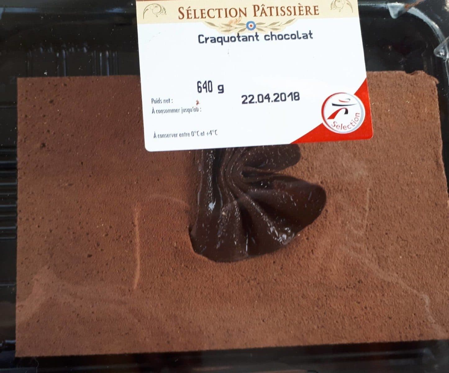 Sélection Intermarché Craquotant au chocolat la pièce de 640 Gr packshot