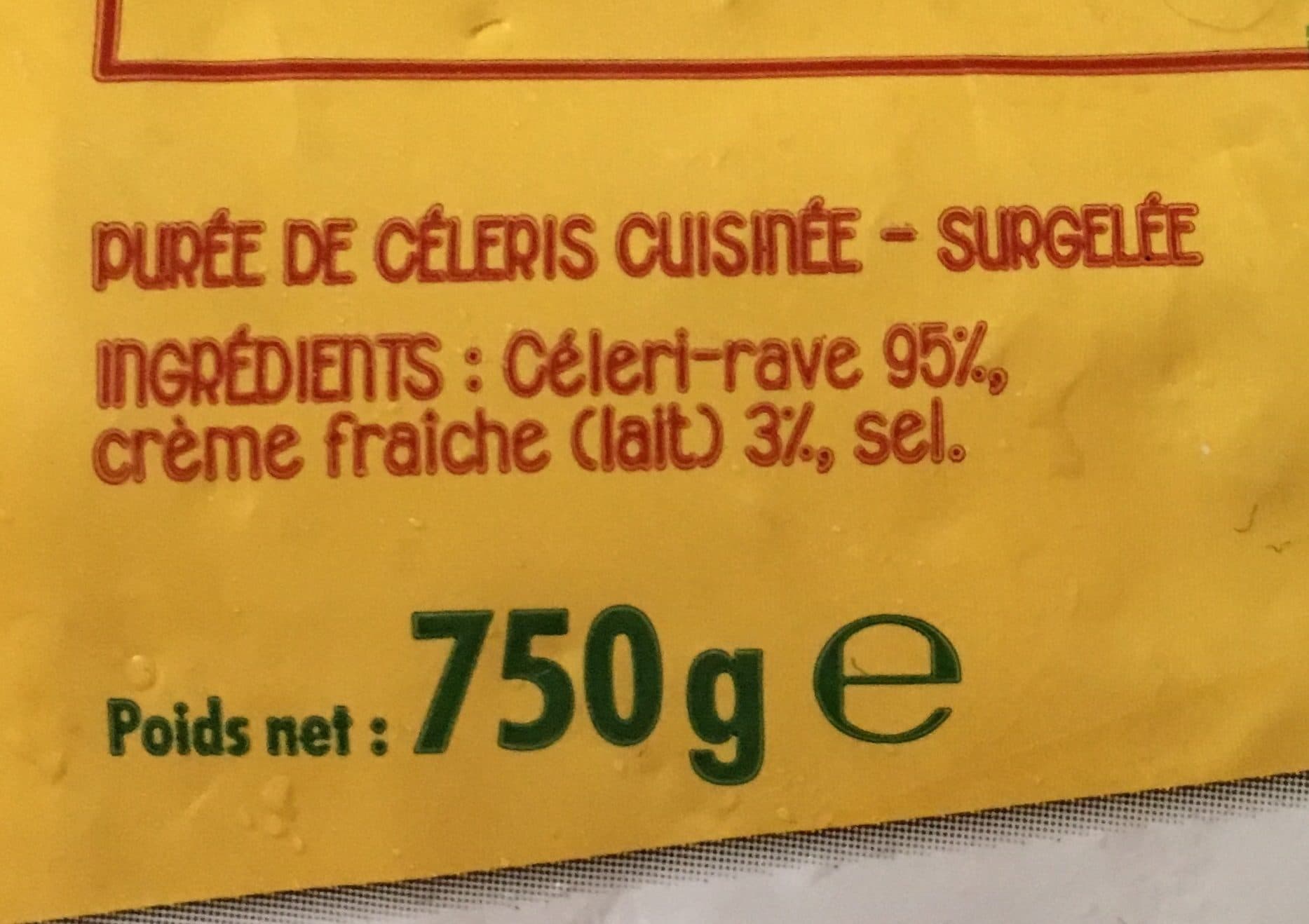 Saint Eloi L'essentiel - purée de céleris packshot