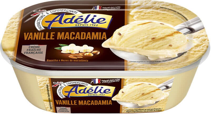 Adelie Bac vanille macadamia sauce au caramel (CG) - 900mL packshot