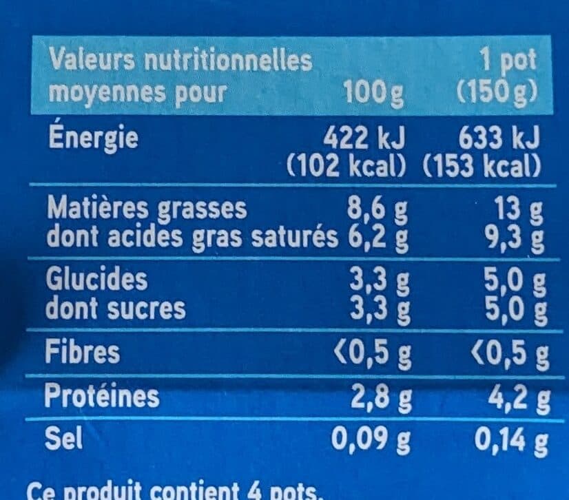 Netto Yaourt a la grecque nature 4x150g packshot