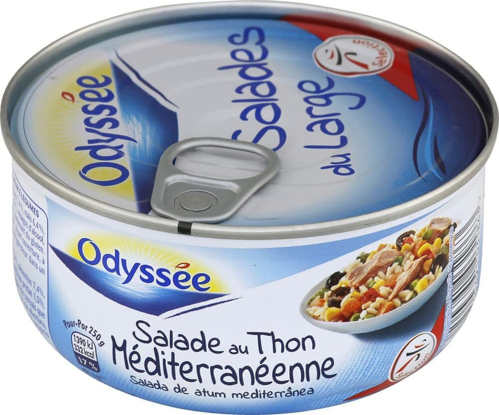 Odyssée Salade au thon méditerranéenne packshot