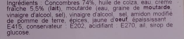 Claude Léger Salade de concombres à la crème packshot