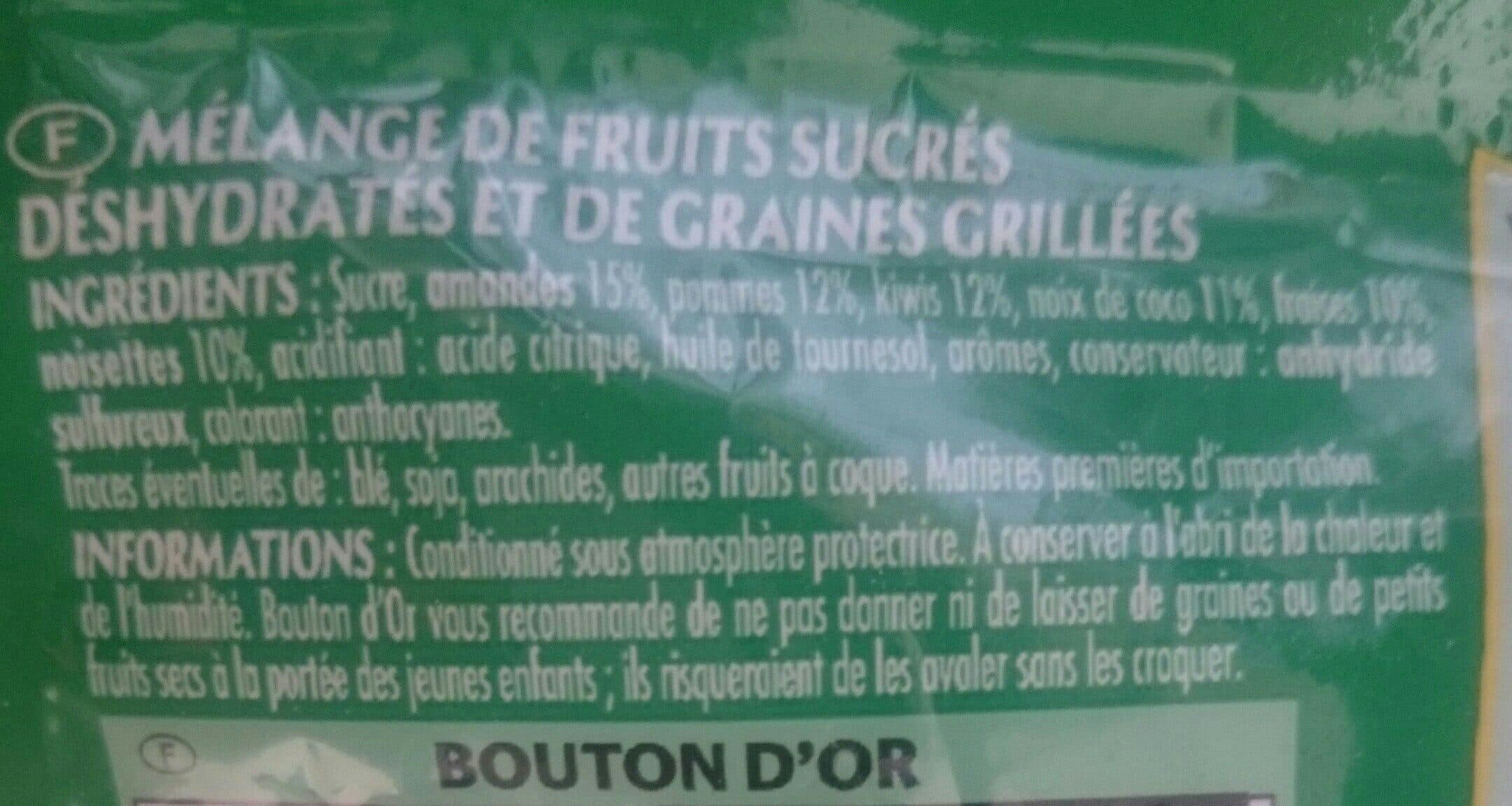 Bouton d'or Mélange fruits & graines packshot