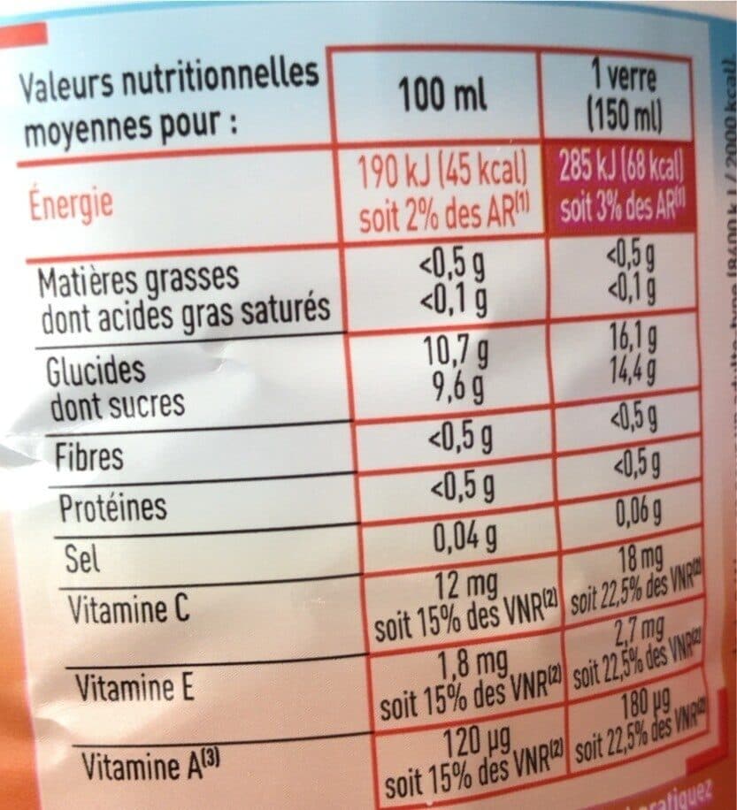 Netto Abc orange carotte citron ace pet 1l packshot