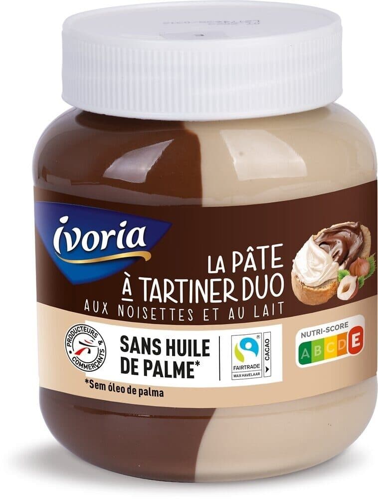 Ivoria Pâte à tartiner DUO 400G packshot