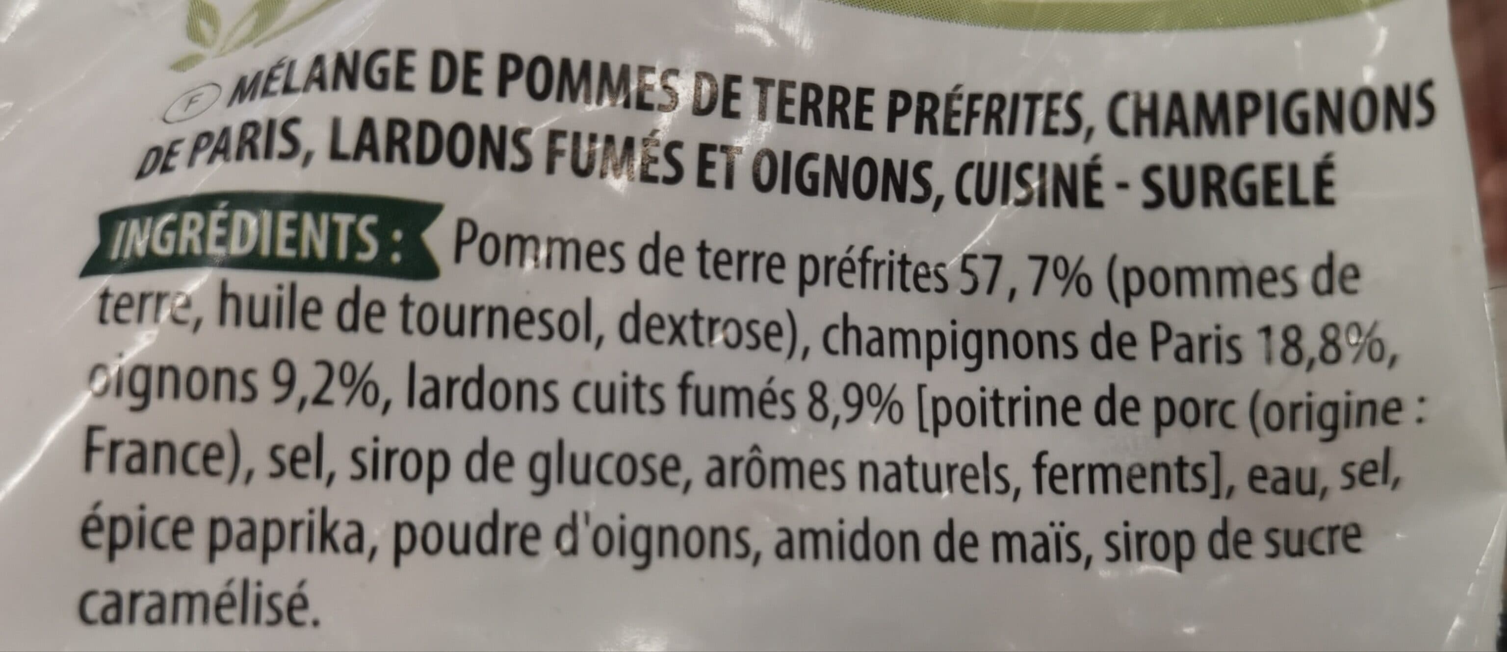 Les Mousquetaires Poêlée Paysanne packshot