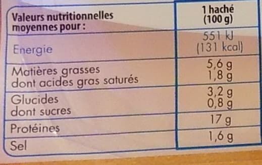 Les Mousquetaires Hache de poulet 2x100g ranou packshot