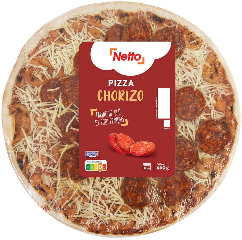 Netto Pizza 450g - chorizo packshot