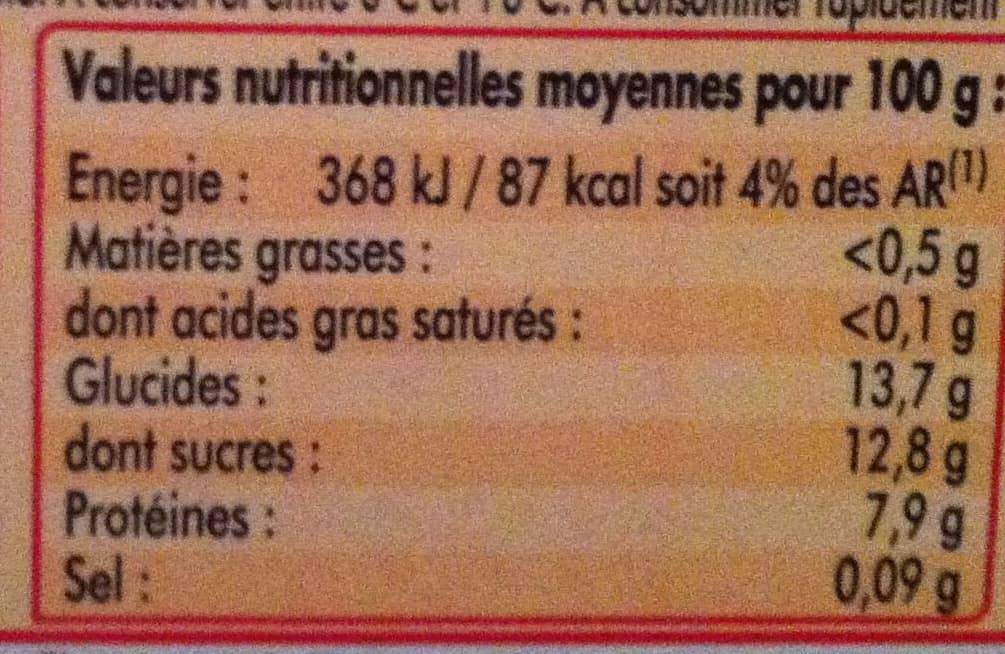 Netto Fromage frais sucre a la fraise 0% 1kg packshot