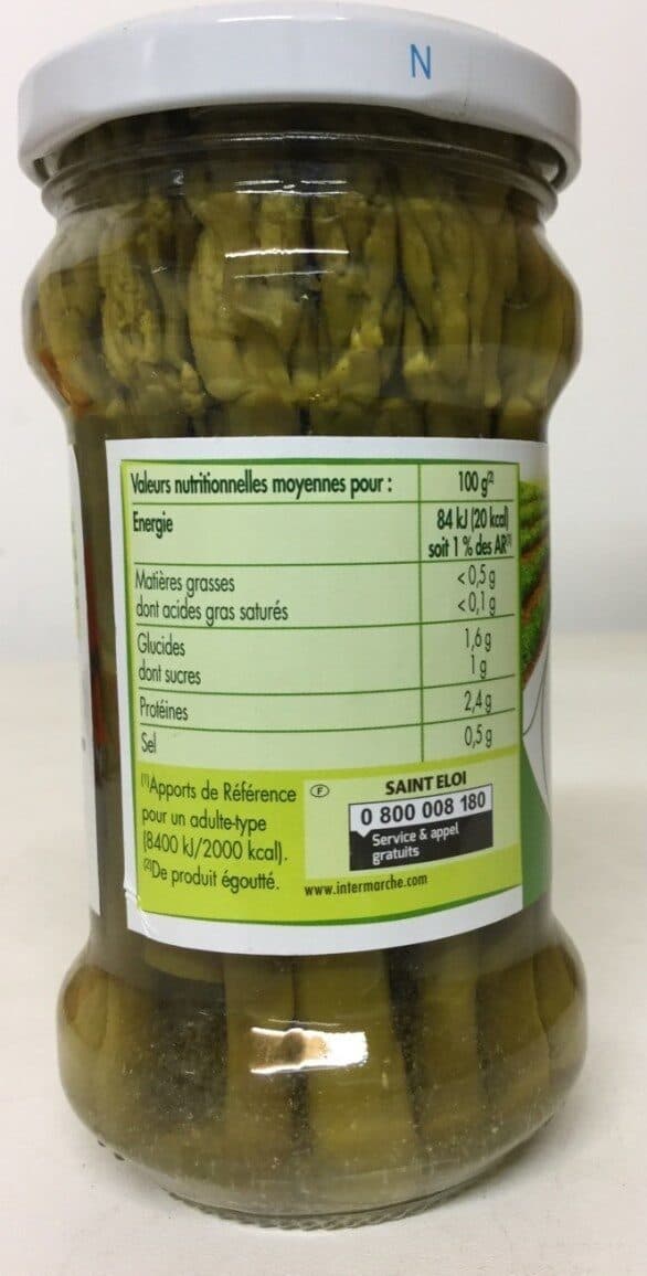 Saint eloi Asperges pic nic vertes 212ml packshot