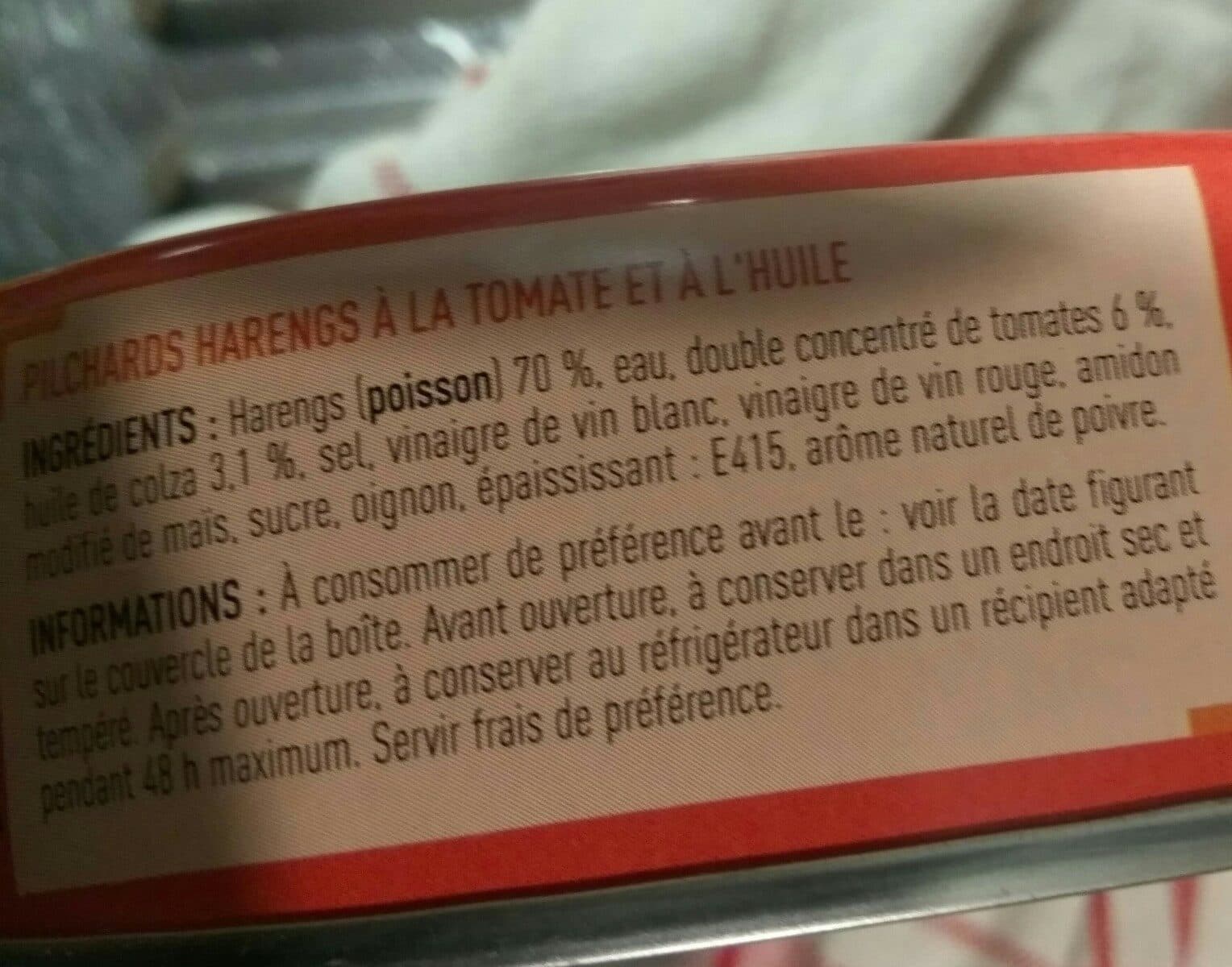 Netto Harengs pilchards à la tomate et à l'huile 367g packshot