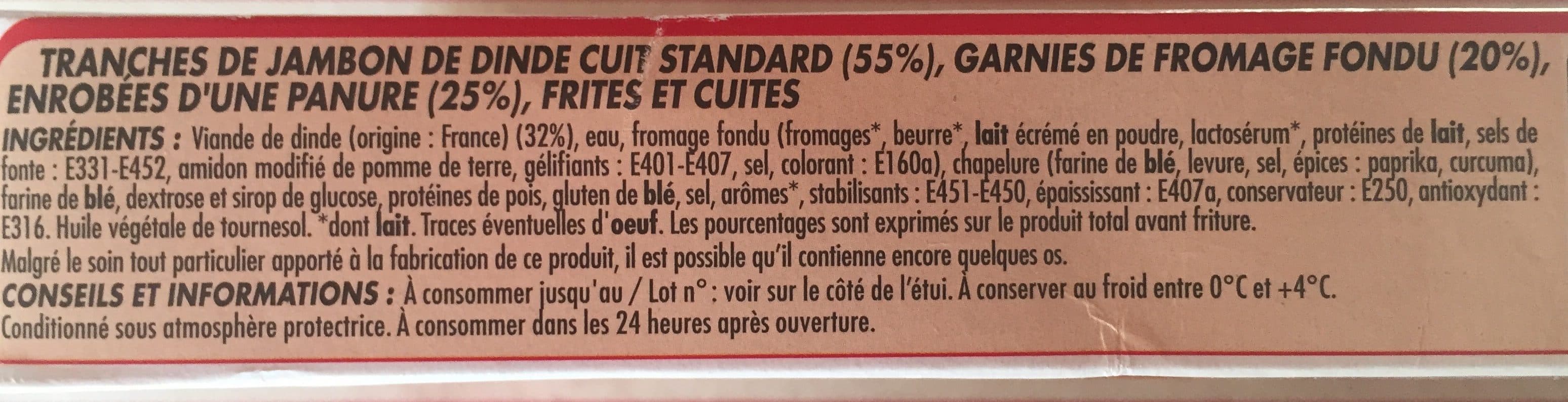 Netto Crousti' Pané Jambon de Dinde et Fromage packshot