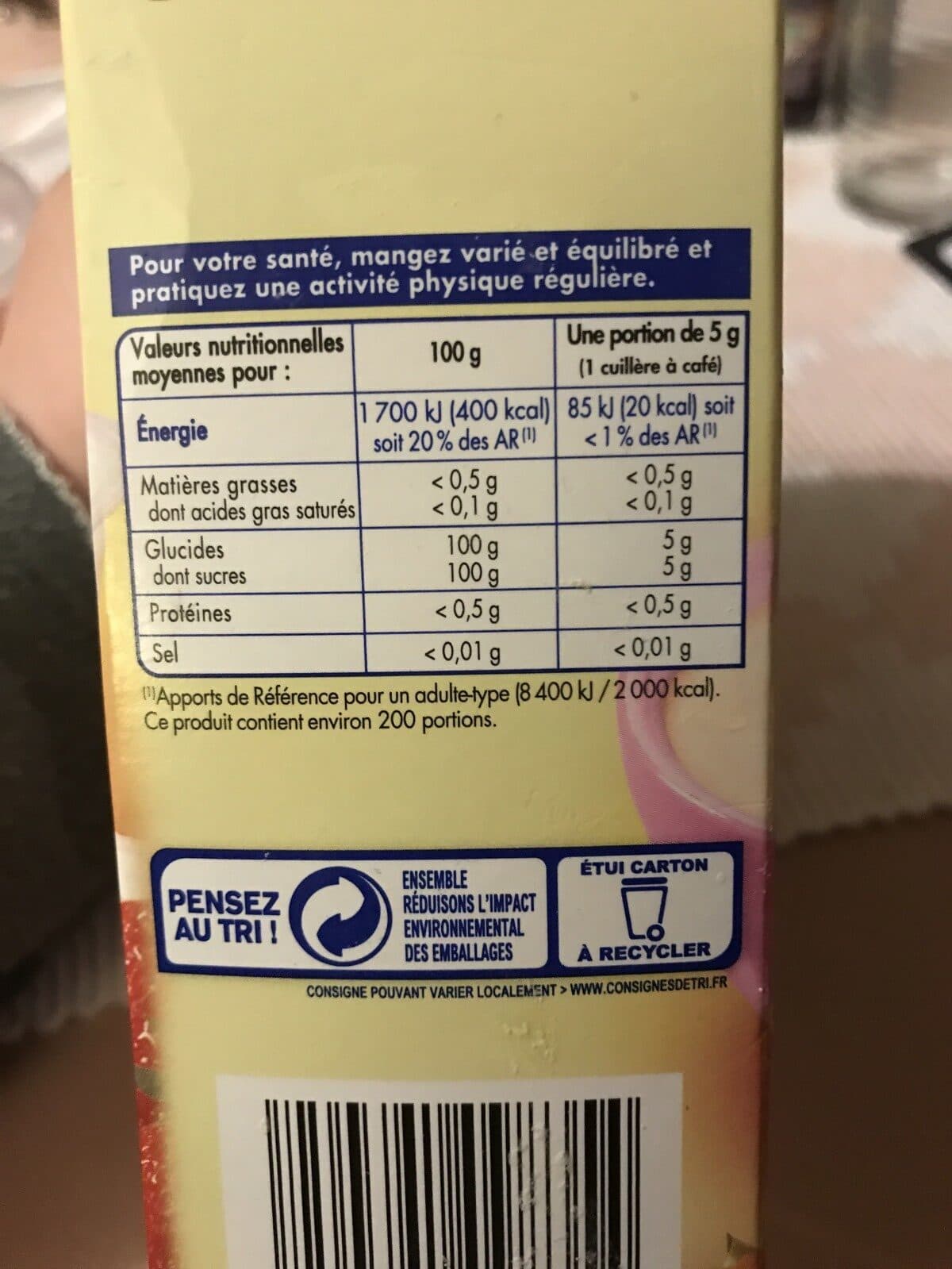 Netto Sucre Poudre Etui 1 KG packshot