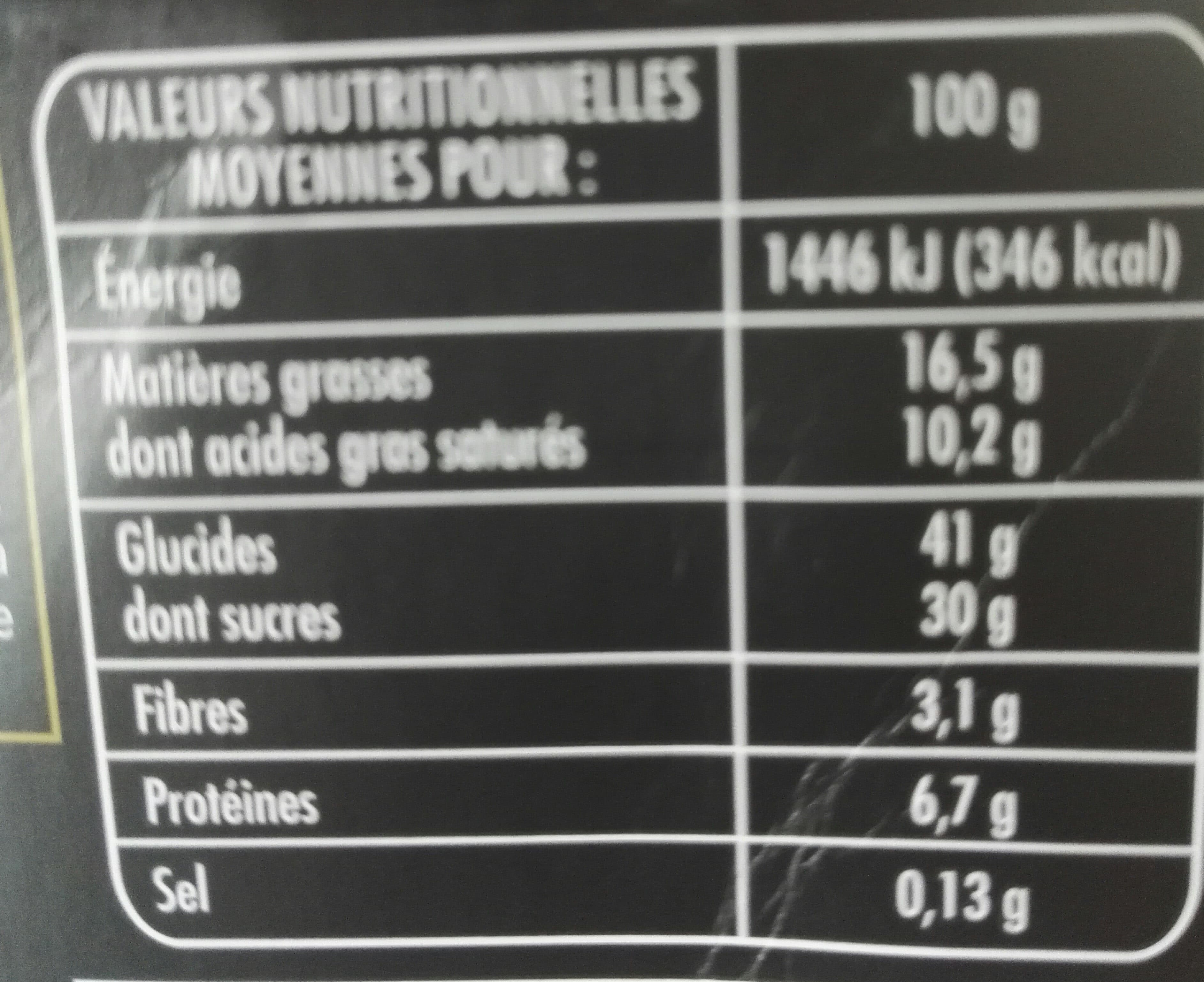 Les Créations L'incroyable coeur fondant chocolat 2x90g packshot