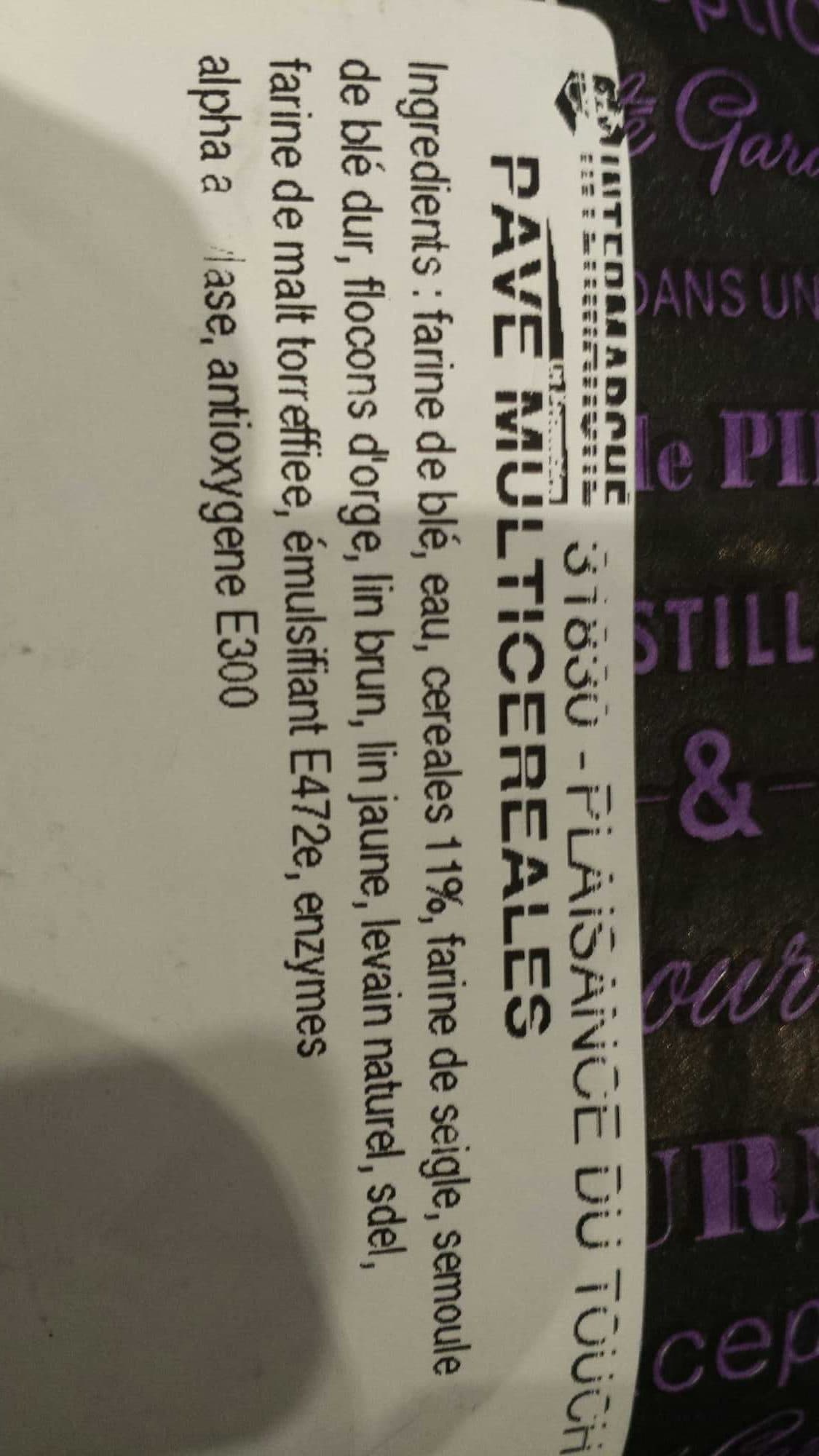 Campaniere Pain Pavé Multicéréales, La Pièce, 400 Gr packshot