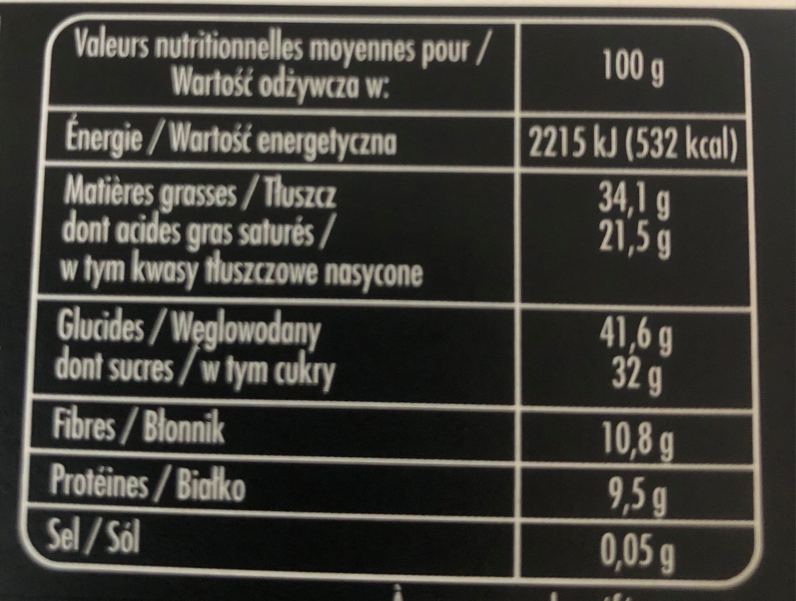 Les Créations Tablette dégustation chocolat noir aux écorces d'oranges - 100g packshot