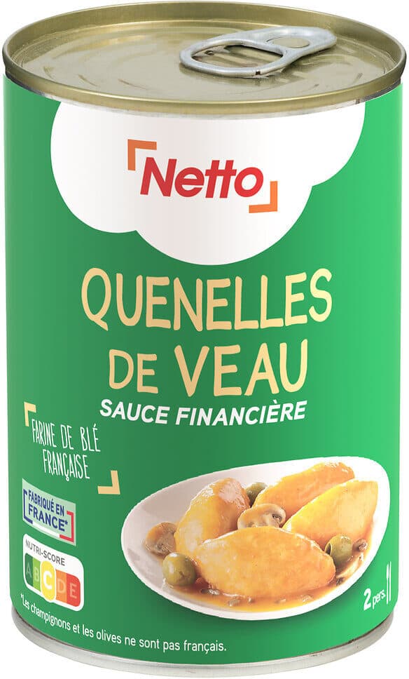 Netto Quenelles de veau sauce financière 400g packshot