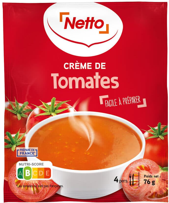 Netto Soupe deshydratee creme de tomates 76 g packshot