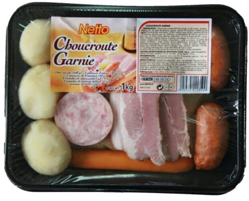 Netto CHOUCROUTE GARNIE 1kg packshot