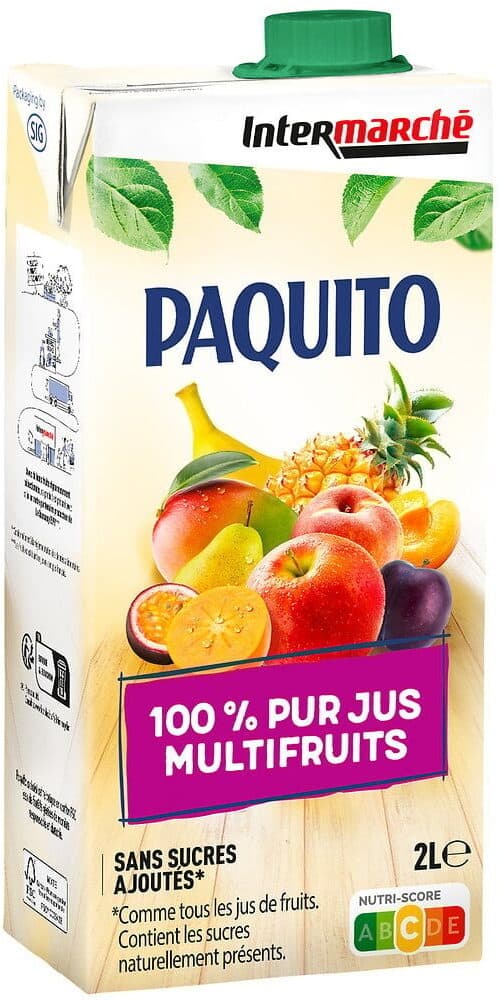 Paquito Pj multifruit brique 2l packshot