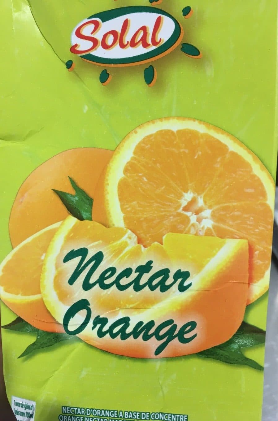 Solal Nectar d’orange packshot