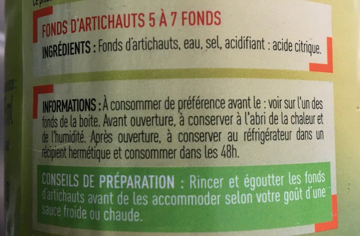 Netto Fonds d'artichauts 1/2 packshot