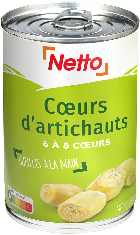 Netto Cœurs d'artichauts 1/2 packshot