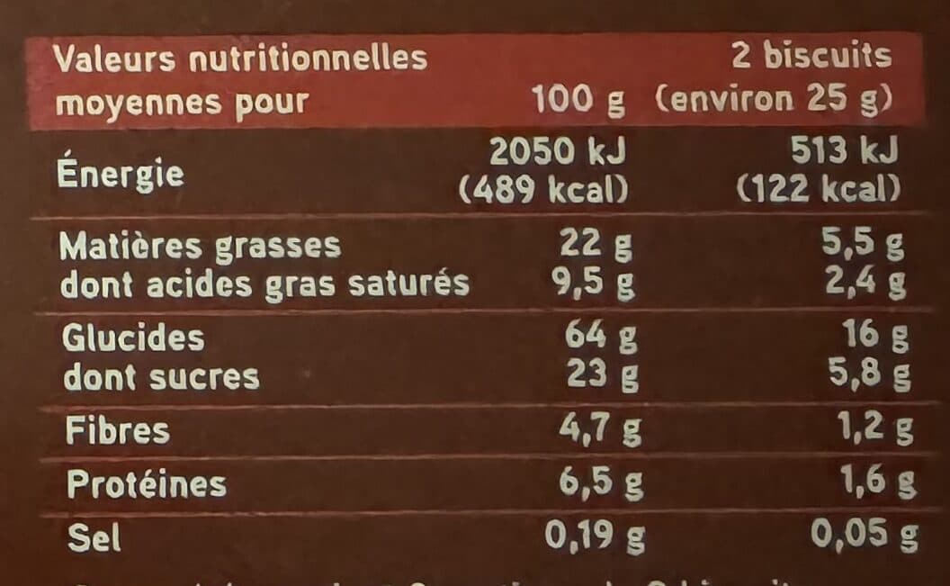 Netto Sablé nappé noir - 195g packshot