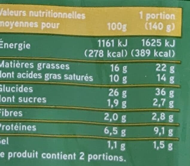 Netto FEUILLETE CHEVRE EPINARDS x 2 packshot