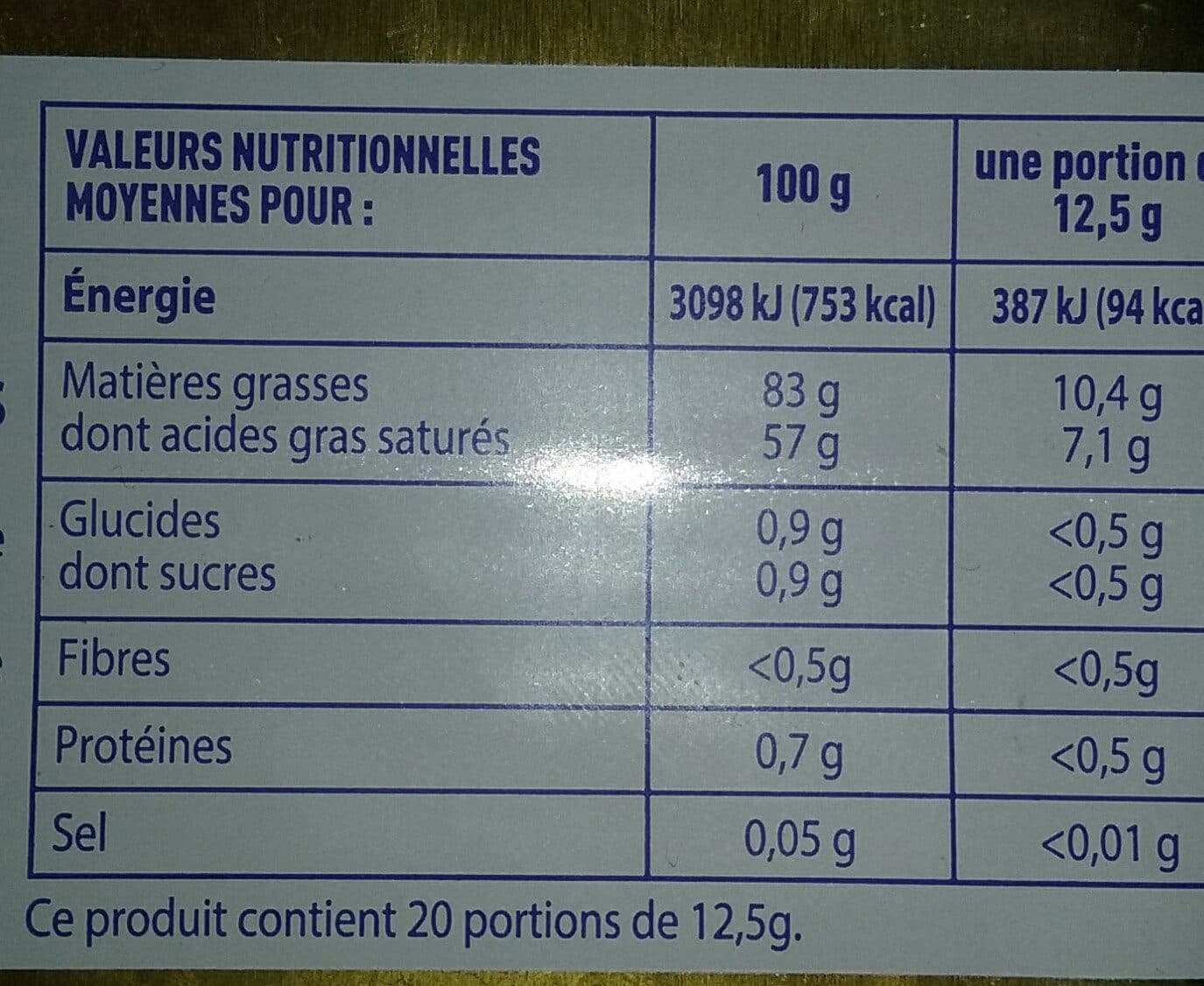 Paturages BEURRE TENDRE DOUX PQ 250g origine UE packshot