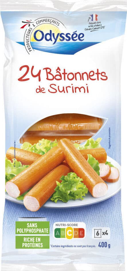 Odyssée Bâtonnets de surimi packshot