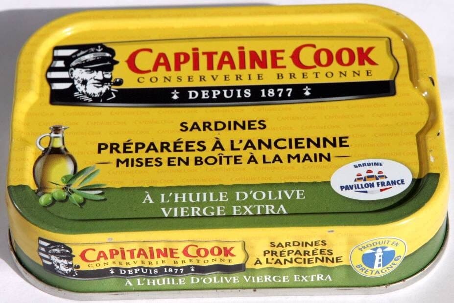 Capitaine cook Sardines à l'ancienne à l'huile d'olive packshot
